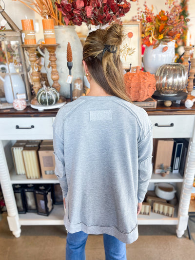 Heather Grey Sheree Woman’s Top