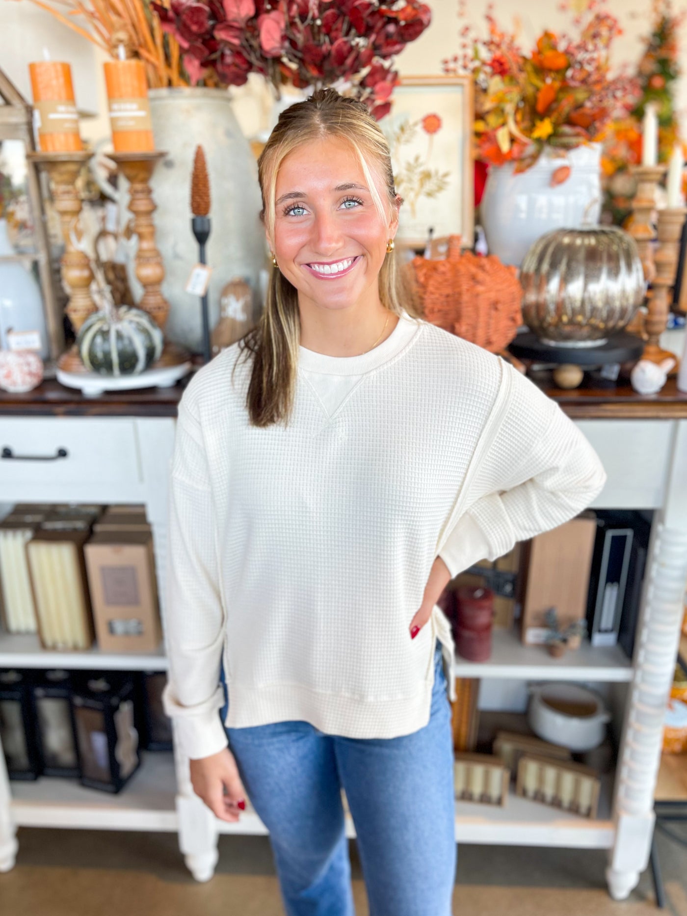 Brush Thermal Crewneck Oatmeal
