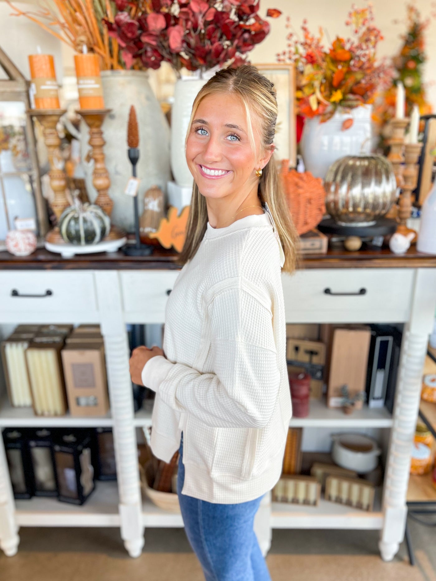 Brush Thermal Crewneck Oatmeal