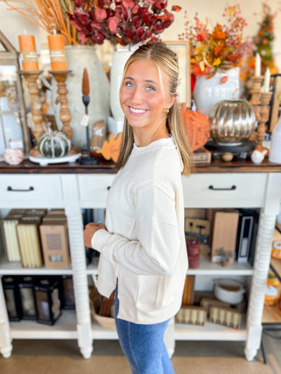 Brush Thermal Crewneck Oatmeal