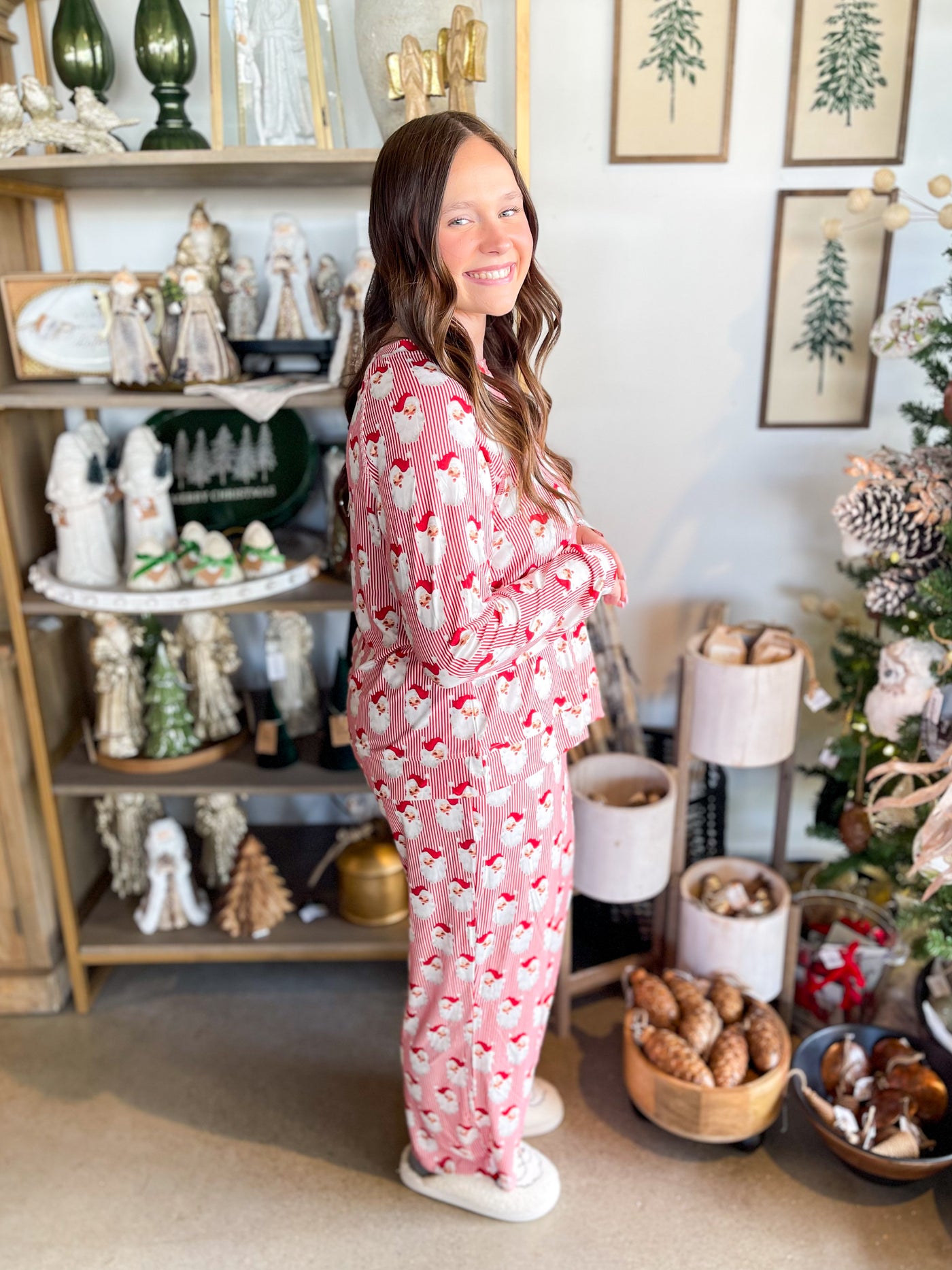 Annie Woman’s Santa Baby Red PJ Set