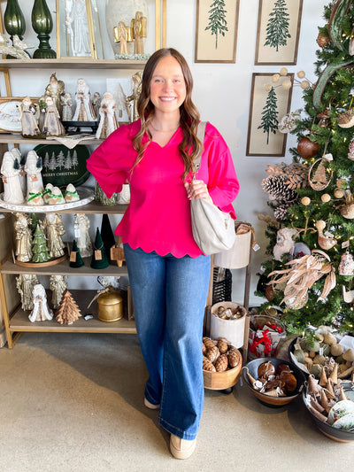 Jodifl Fuchsia Finley Top