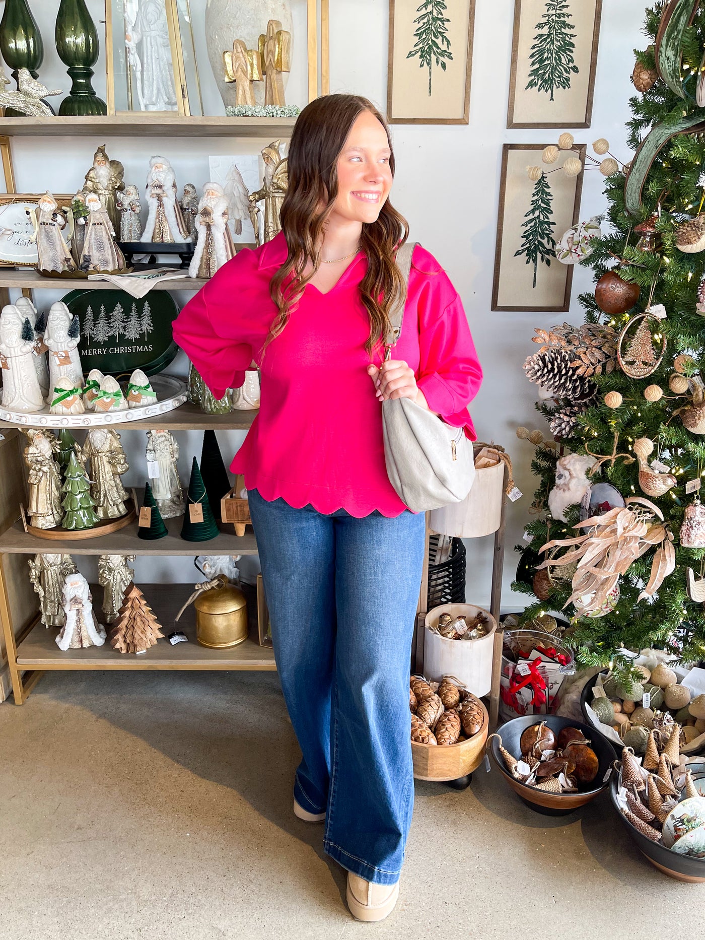 Jodifl Fuchsia Finley Top