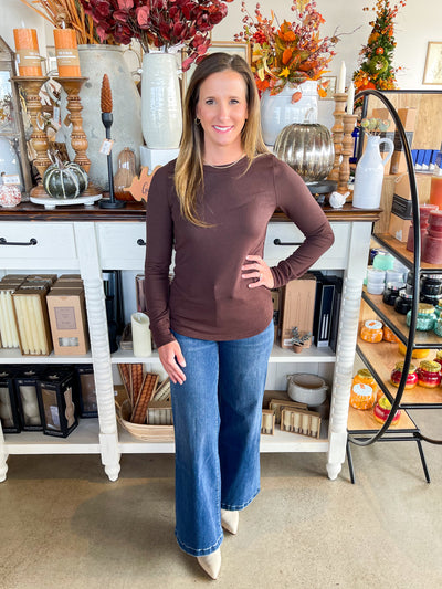 Coffee Bean Stacy Top