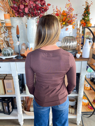 Coffee Bean Stacy Top