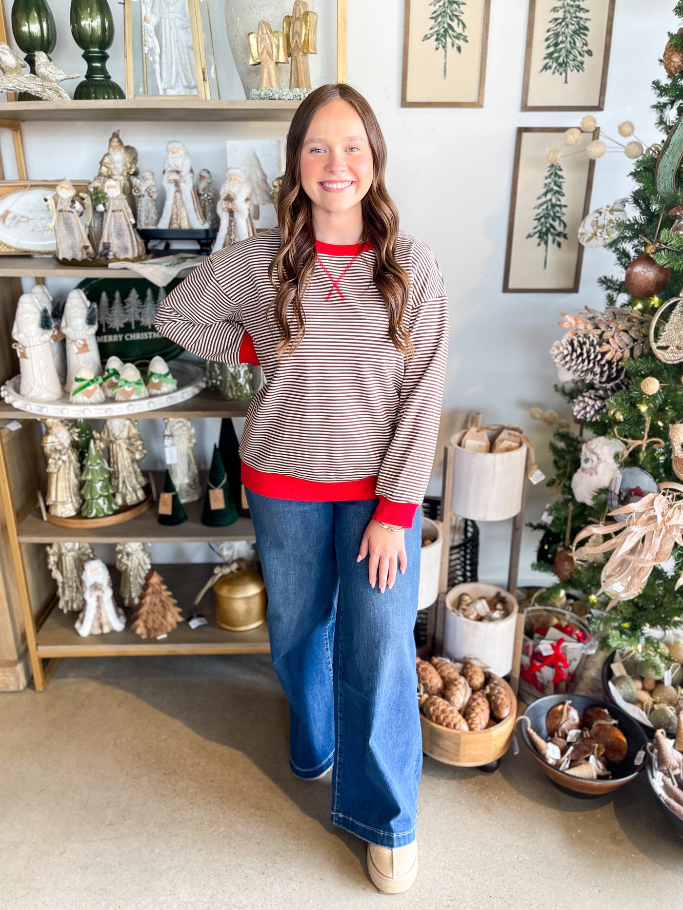 Jodifl Brown Emerson Top