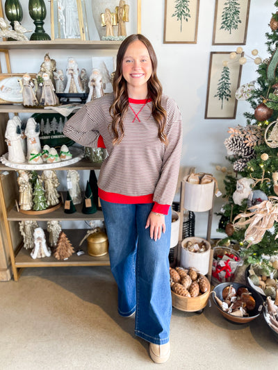 Jodifl Brown Emerson Top