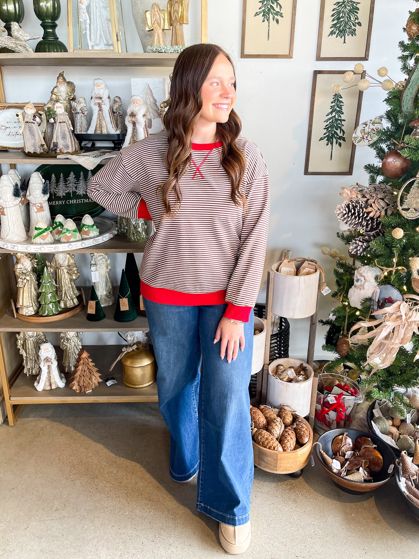 Jodifl Brown Emerson Top