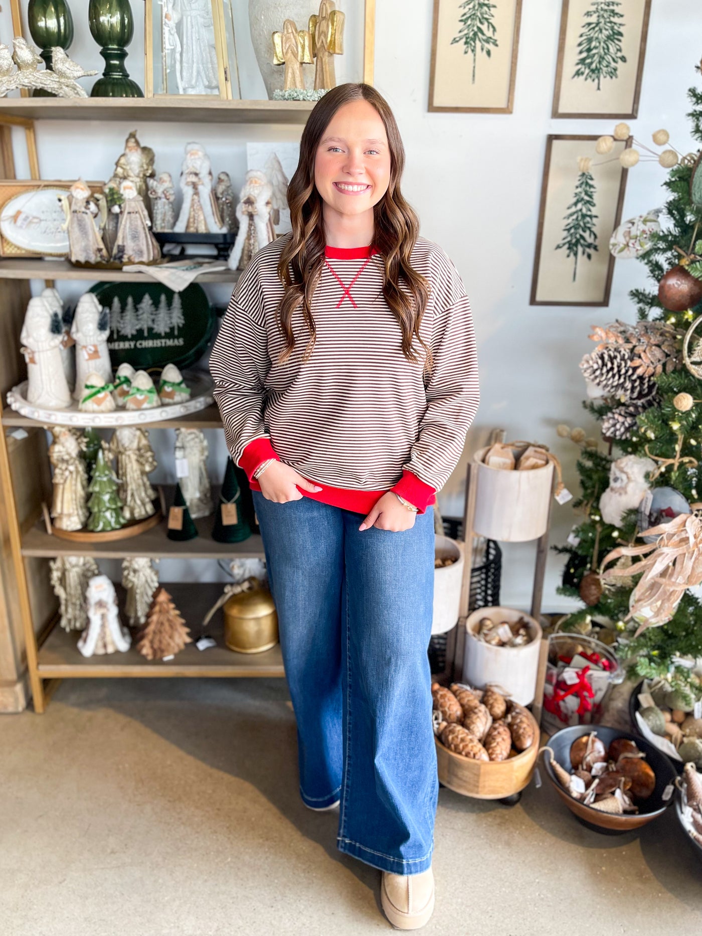 Jodifl Brown Emerson Top