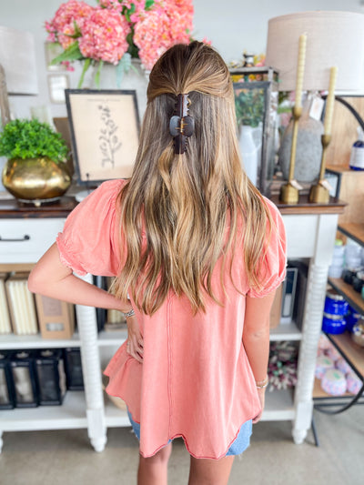 Easel Faded Coral Baylee