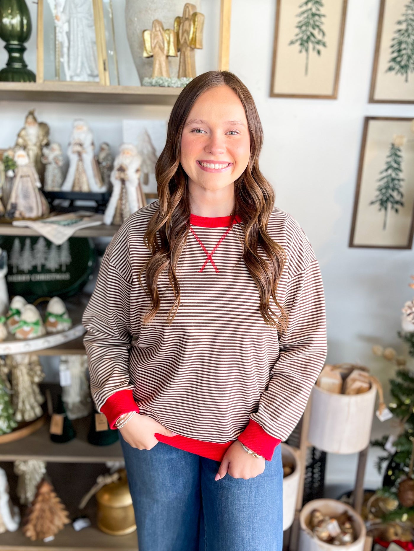 Jodifl Brown Emerson Top