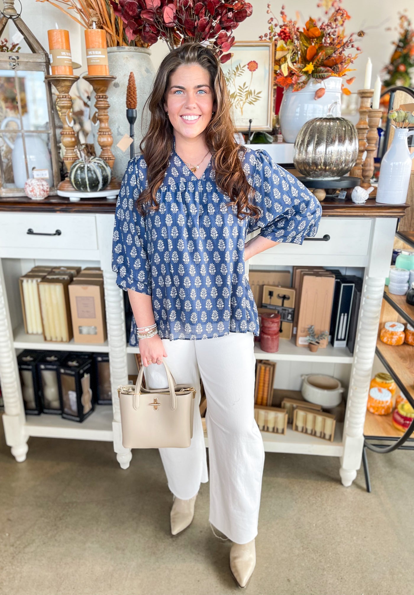 Umgee Blue Nikki Top