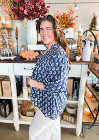 Umgee Blue Nikki Top