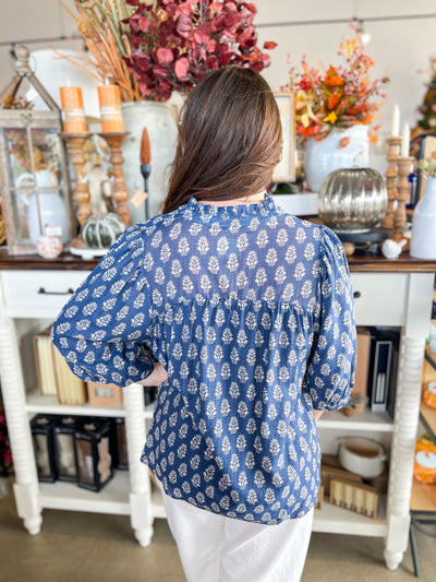 Umgee Blue Nikki Top