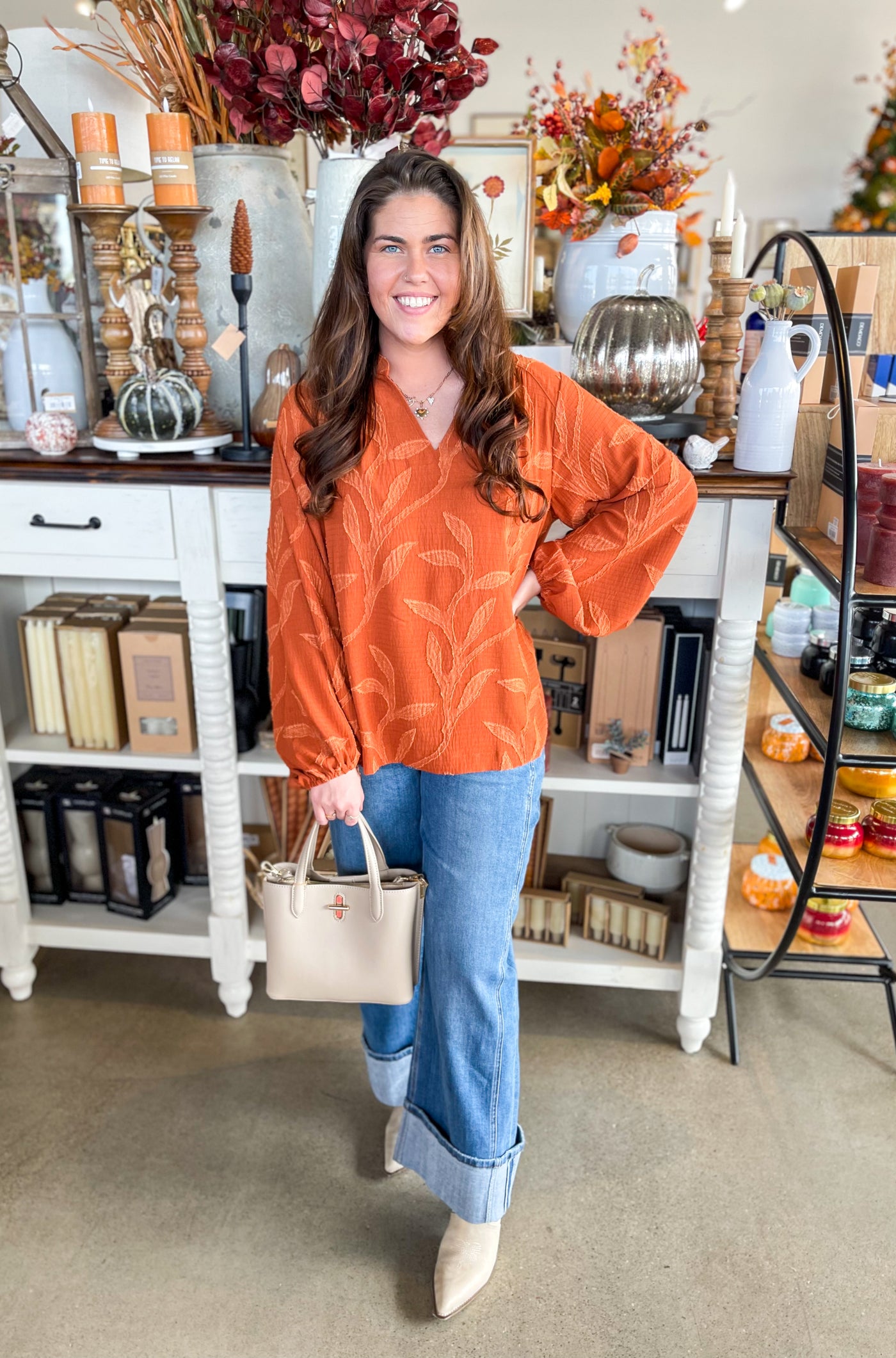 Umgee Rust Jessup Top