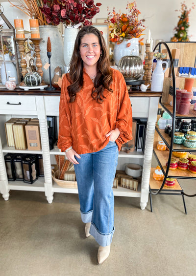 Umgee Rust Jessup Top