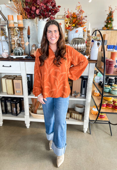 Umgee Rust Jessup Top