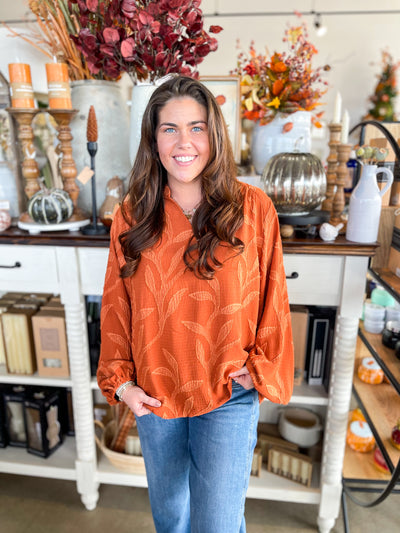 Umgee Rust Jessup Top