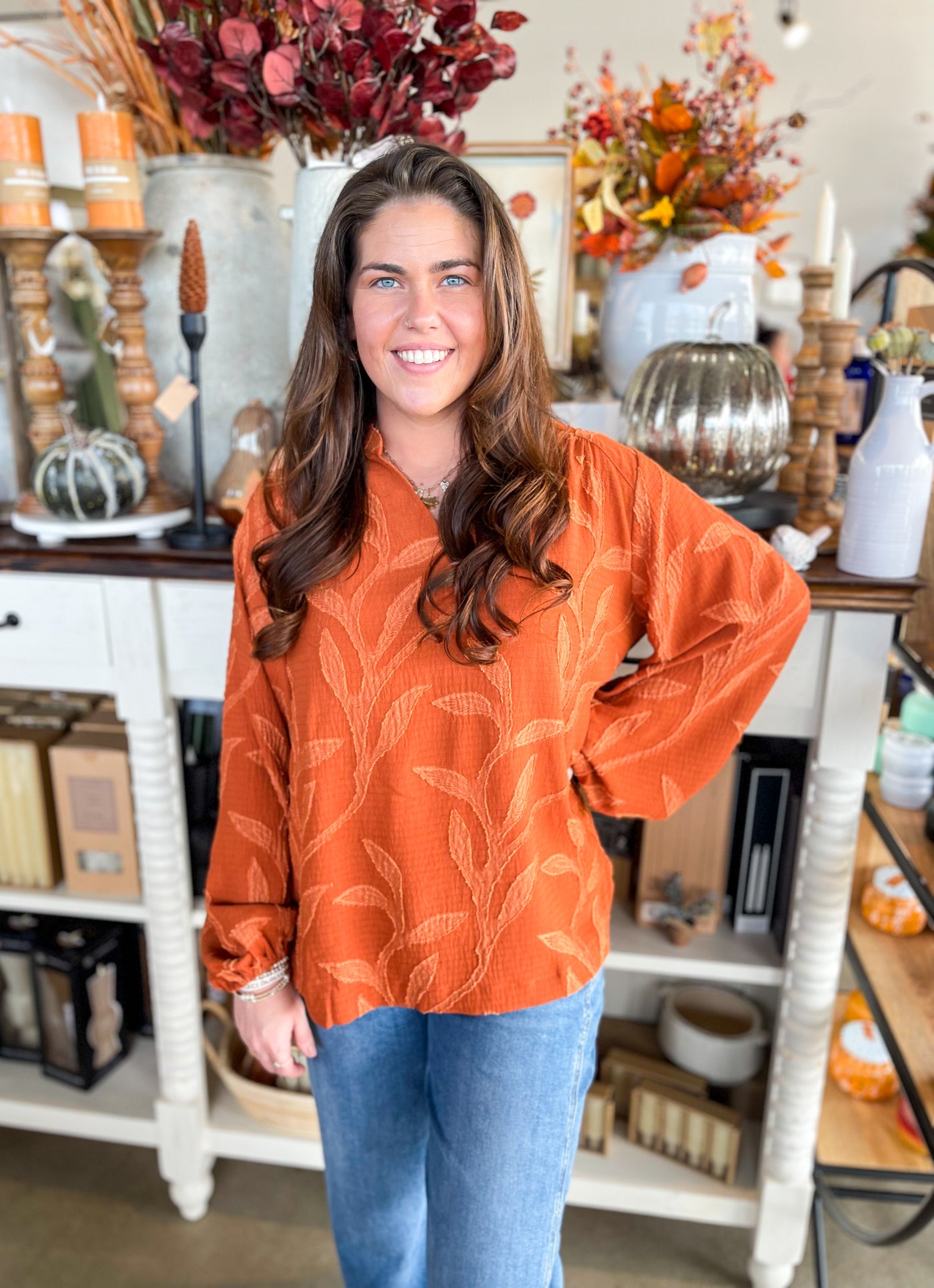 Umgee Rust Jessup Top
