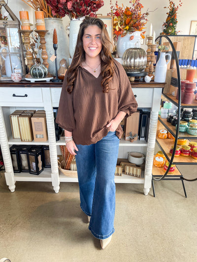 Umgee Brown Ali Top