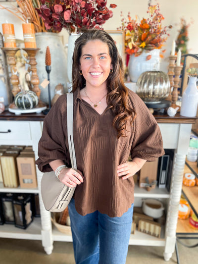 Umgee Brown Ali Top