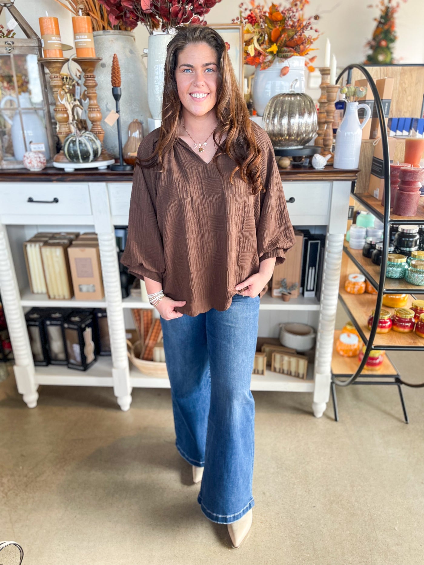 Umgee Brown Ali Top