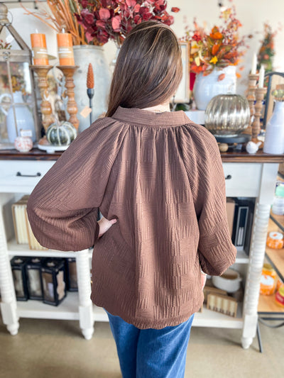 Umgee Brown Ali Top