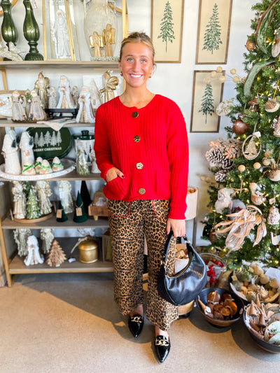 Jodifl Brown Print Pants