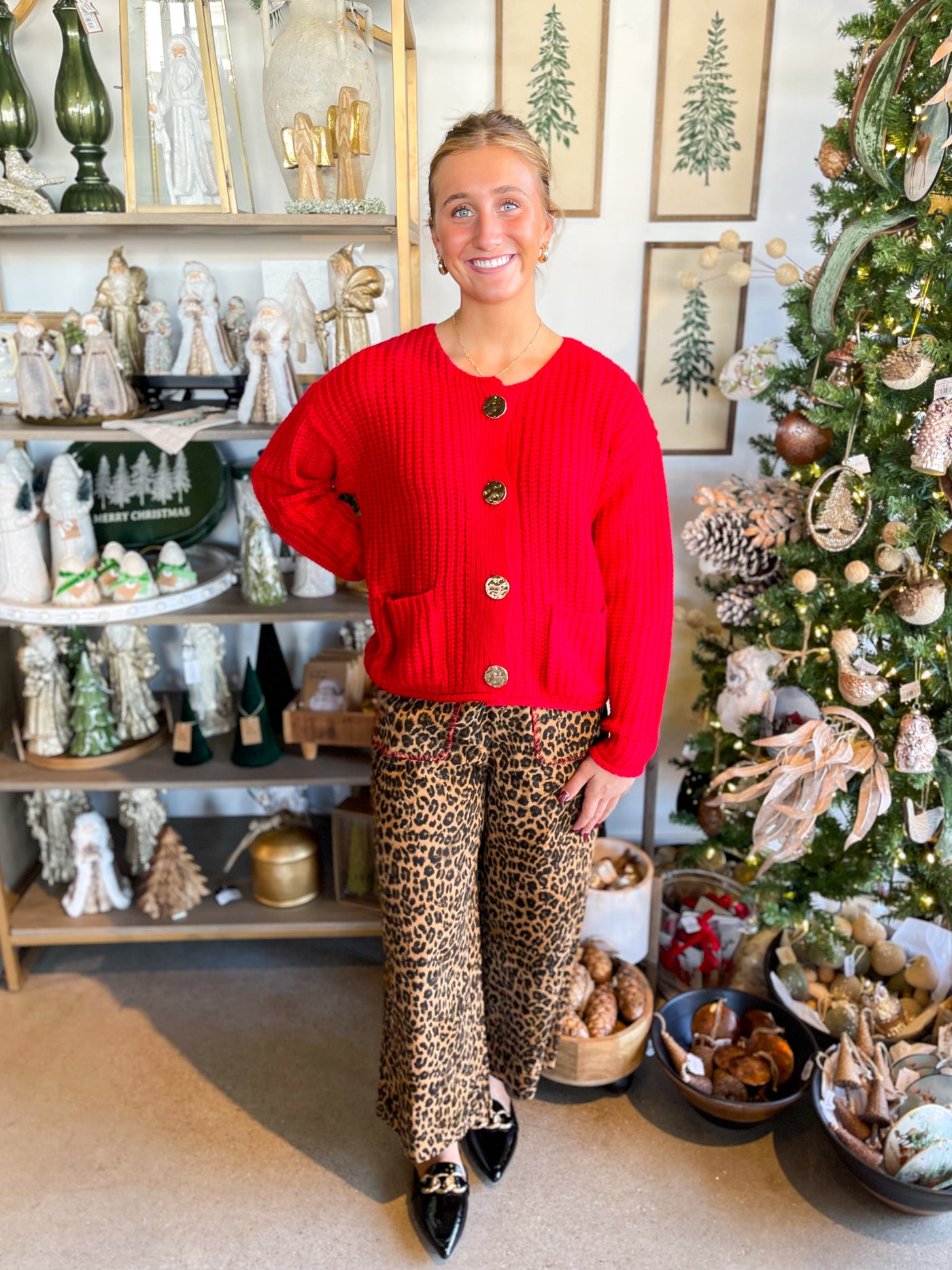 Jodifl Brown Print Pants