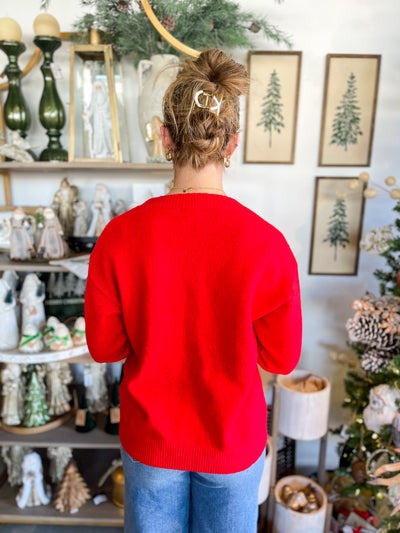 Red Reindeer Sweater
