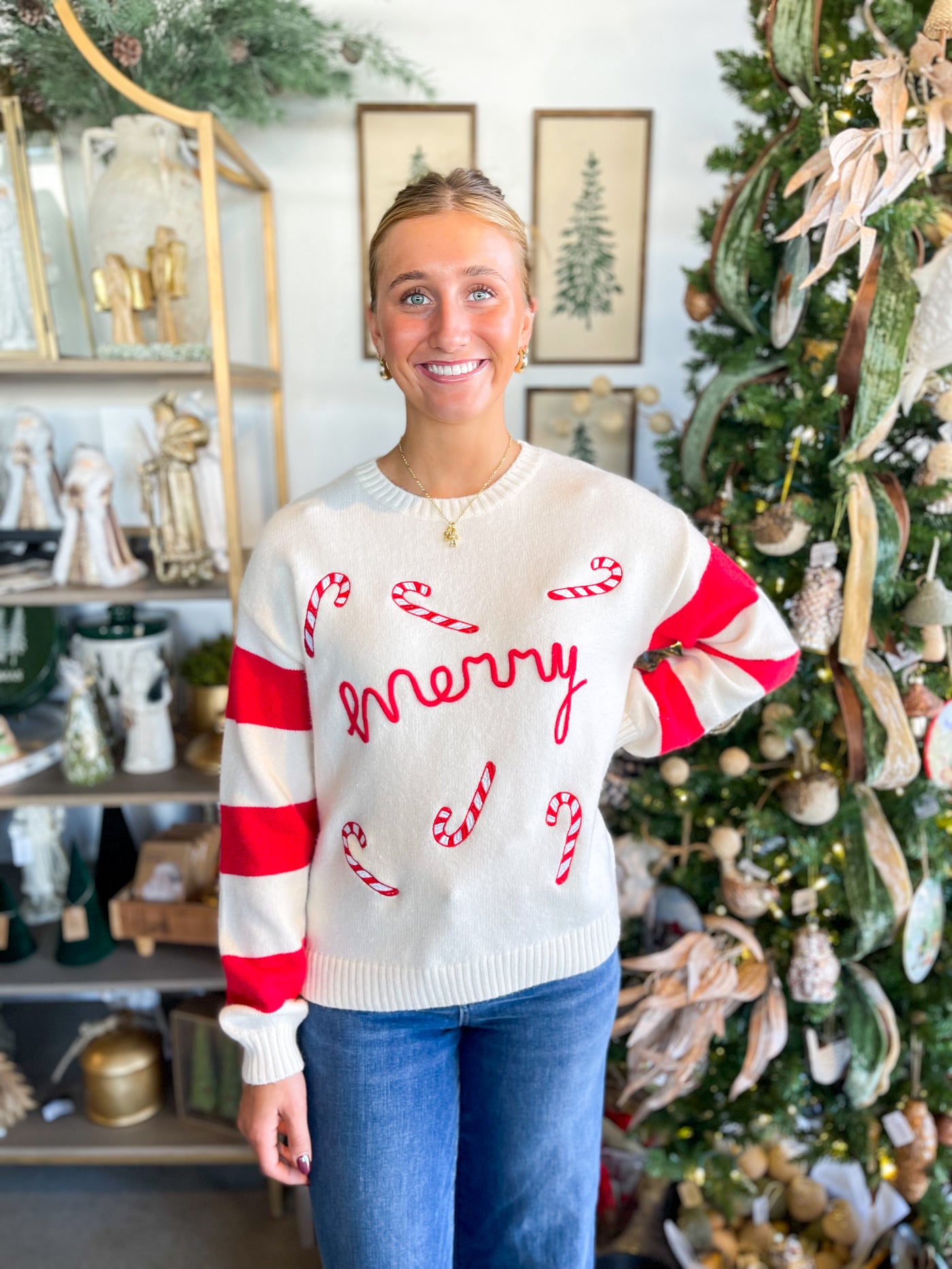 Jodifl Ivory Merry Sweater