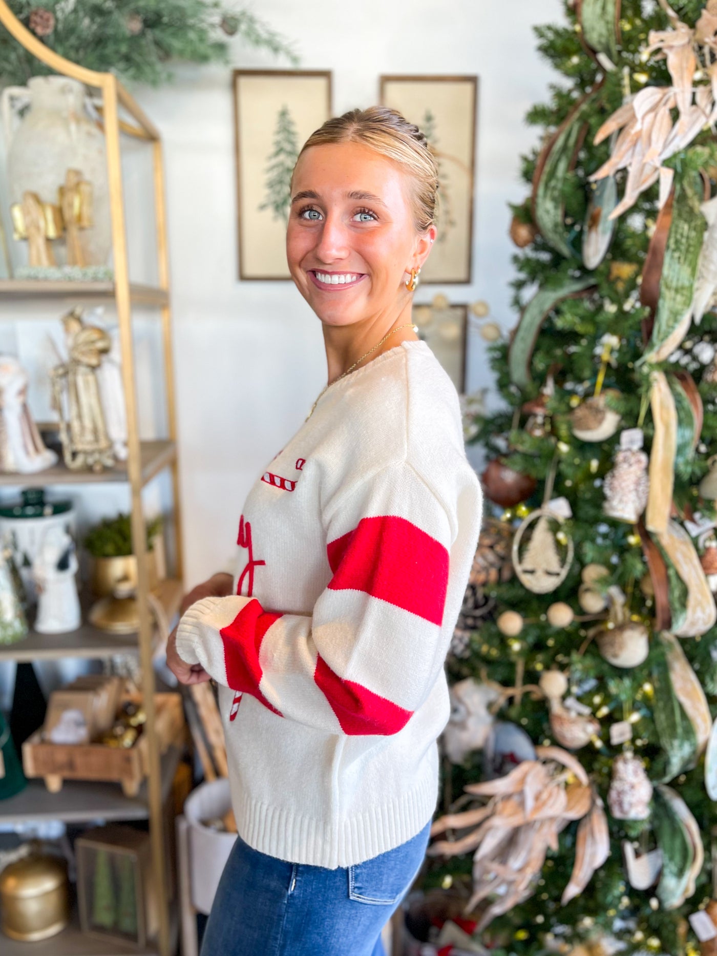 Jodifl Ivory Merry Sweater
