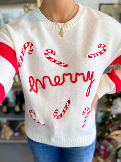 Jodifl Ivory Merry Sweater