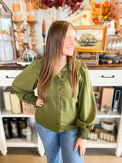 Entro Olive Ember Top