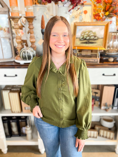 Entro Olive Ember Top