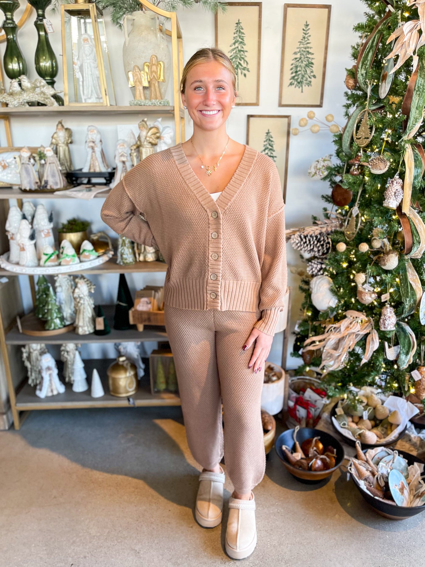 Brown Sugar Sweater Pant Set