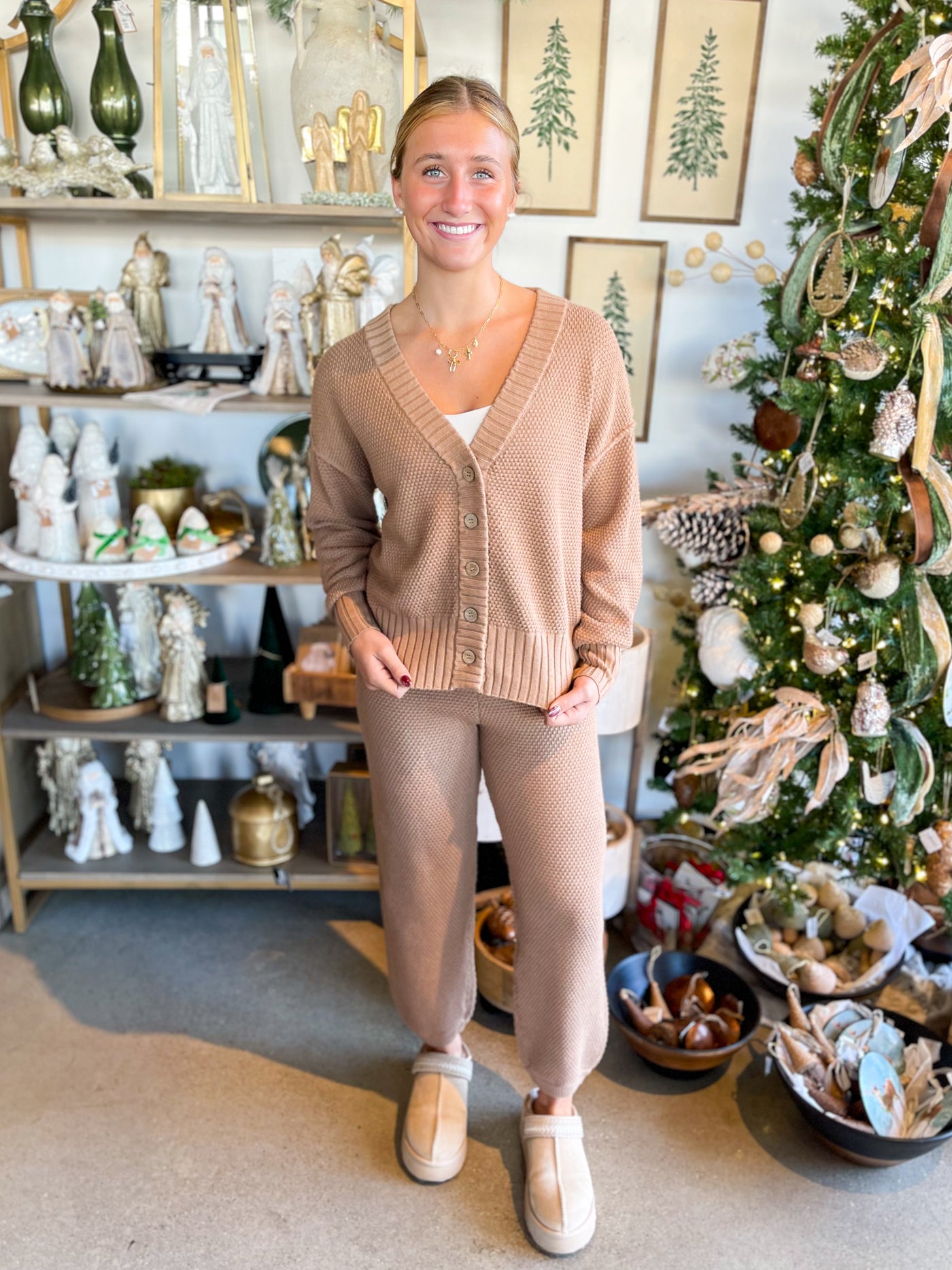 Brown Sugar Sweater Pant Set