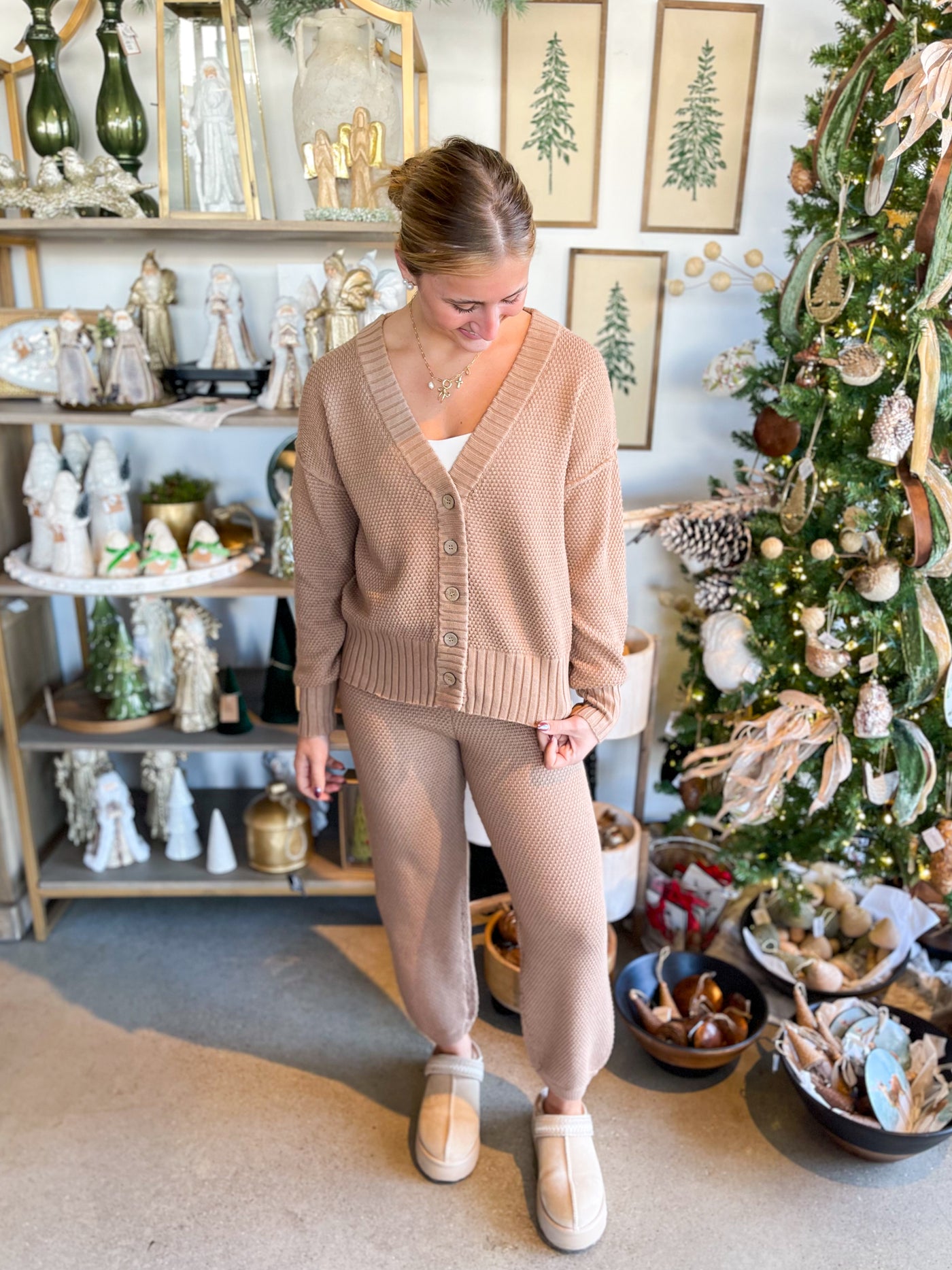 Brown Sugar Sweater Pant Set
