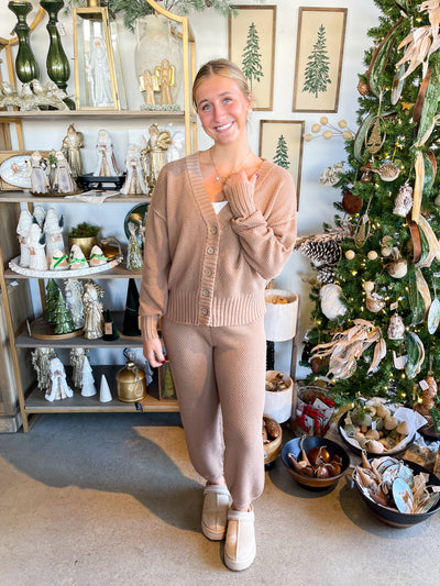 Brown Sugar Sweater Pant Set