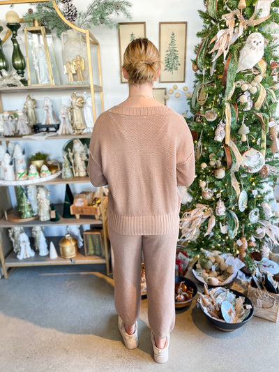 Brown Sugar Sweater Pant Set