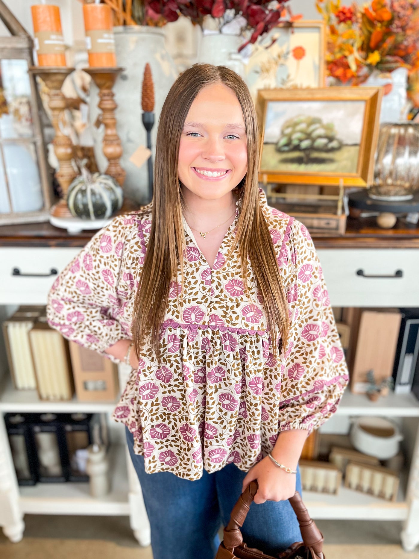 Entro Plum Sheree Top