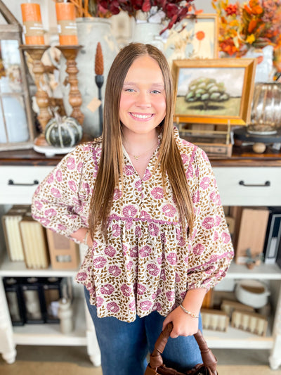Entro Plum Sheree Top