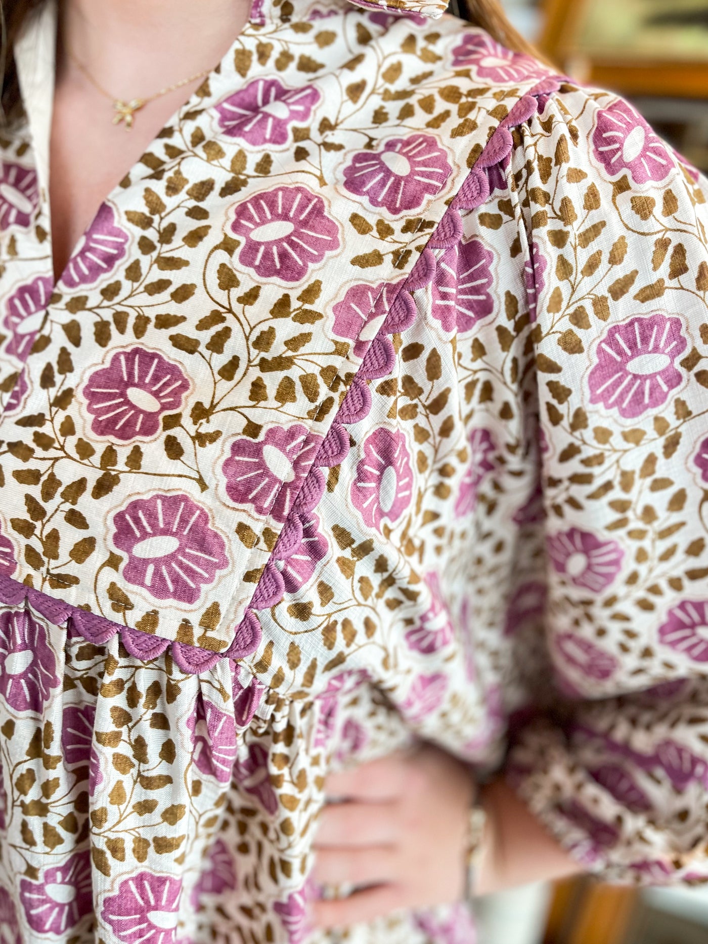 Entro Plum Sheree Top