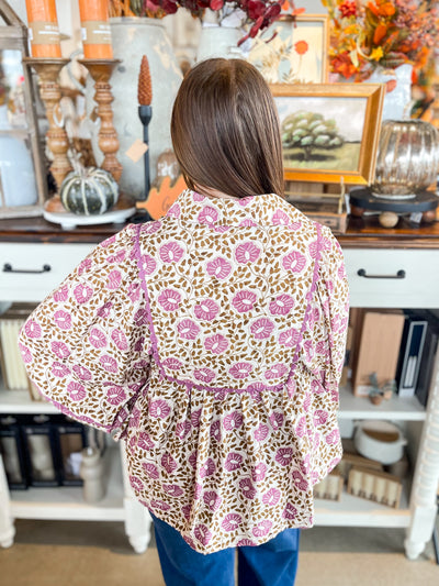 Entro Plum Sheree Top