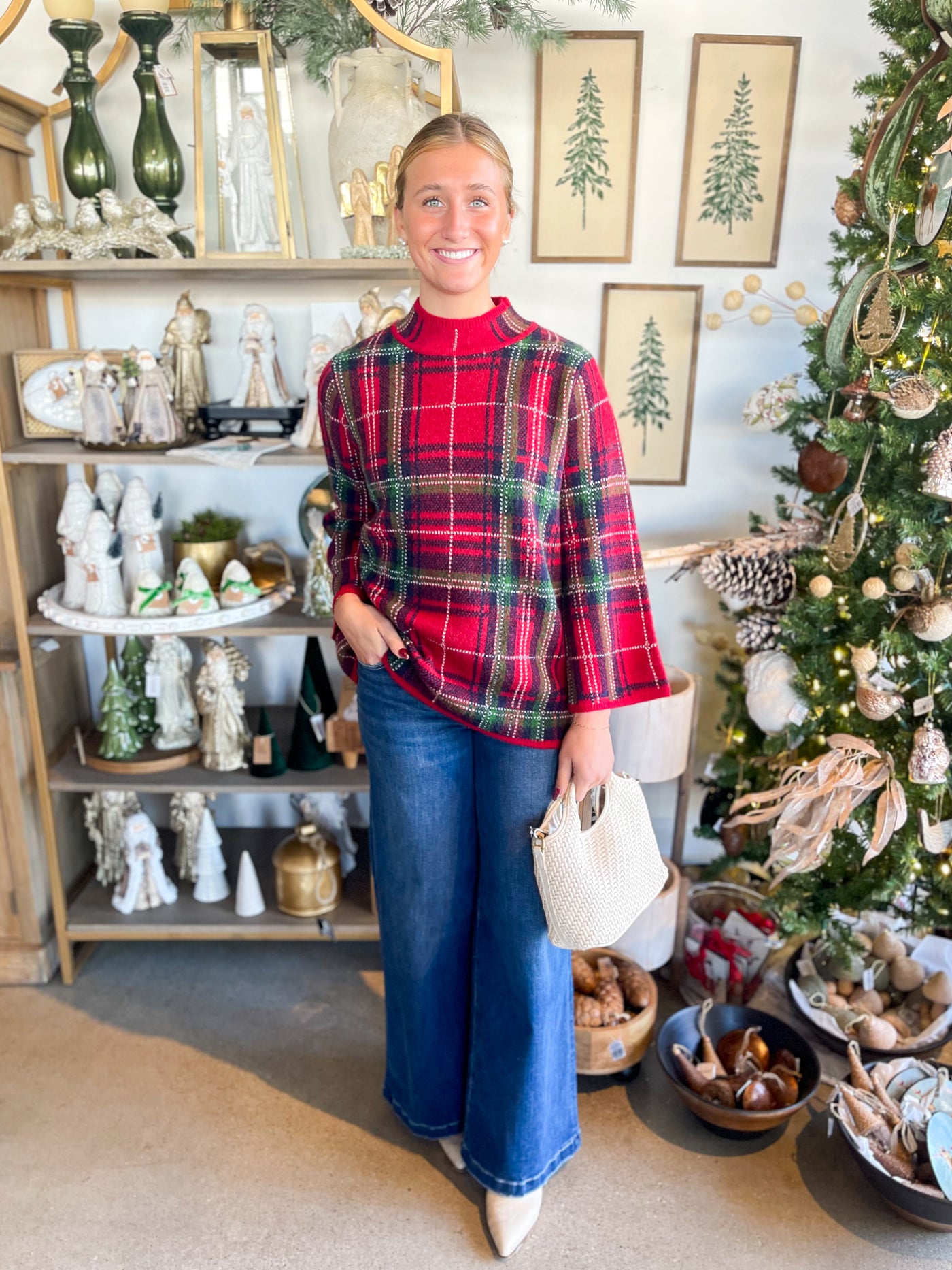 Entro Red Bowie Sweater