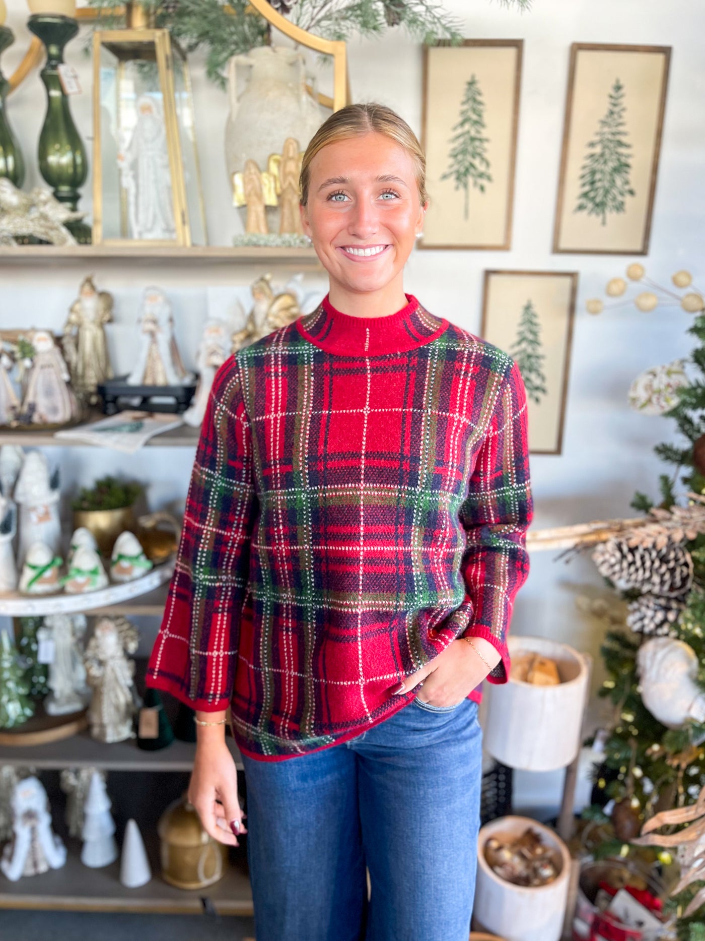 Entro Red Bowie Sweater