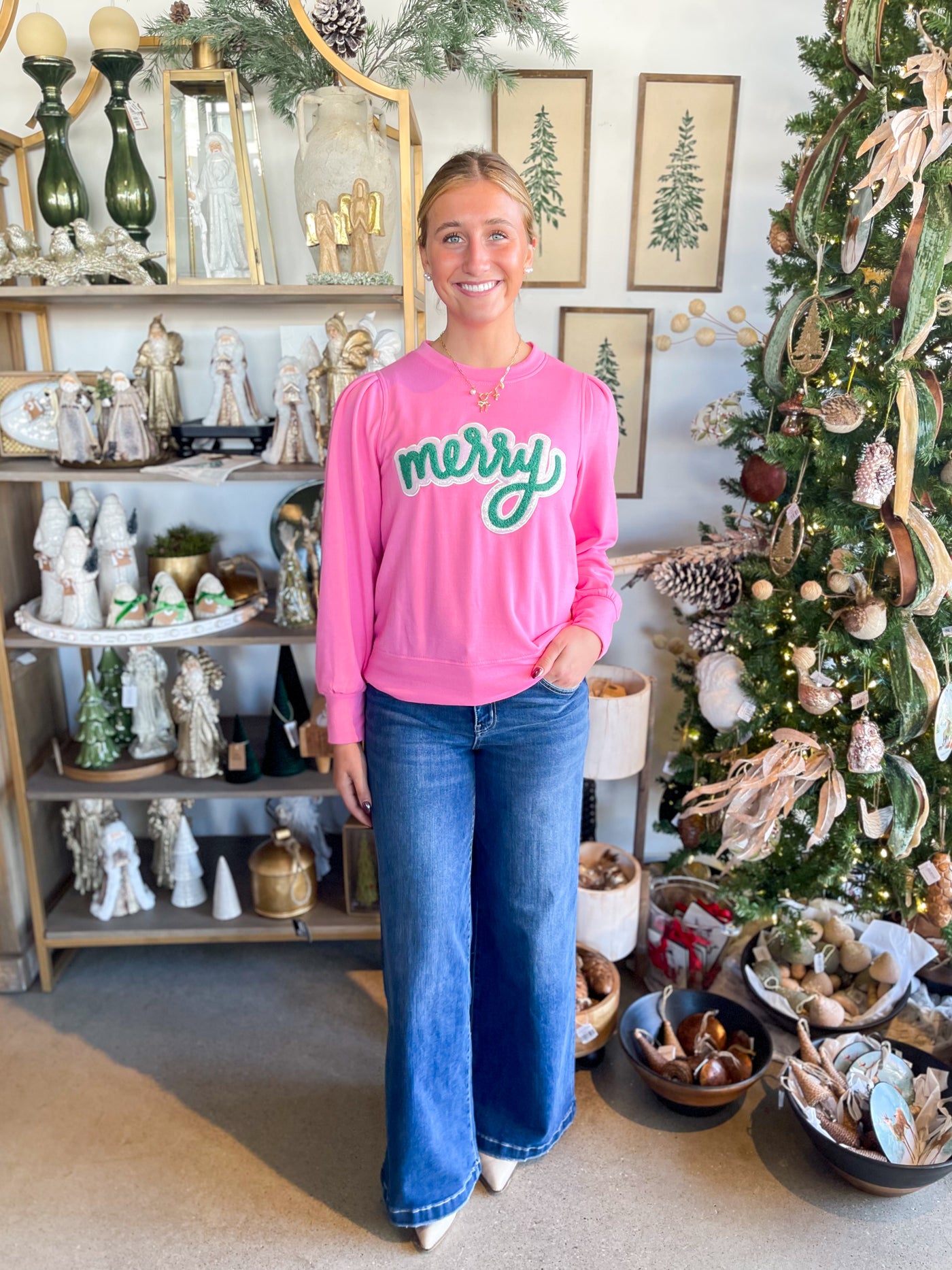 Kelly Merry Pink Sweatshirt