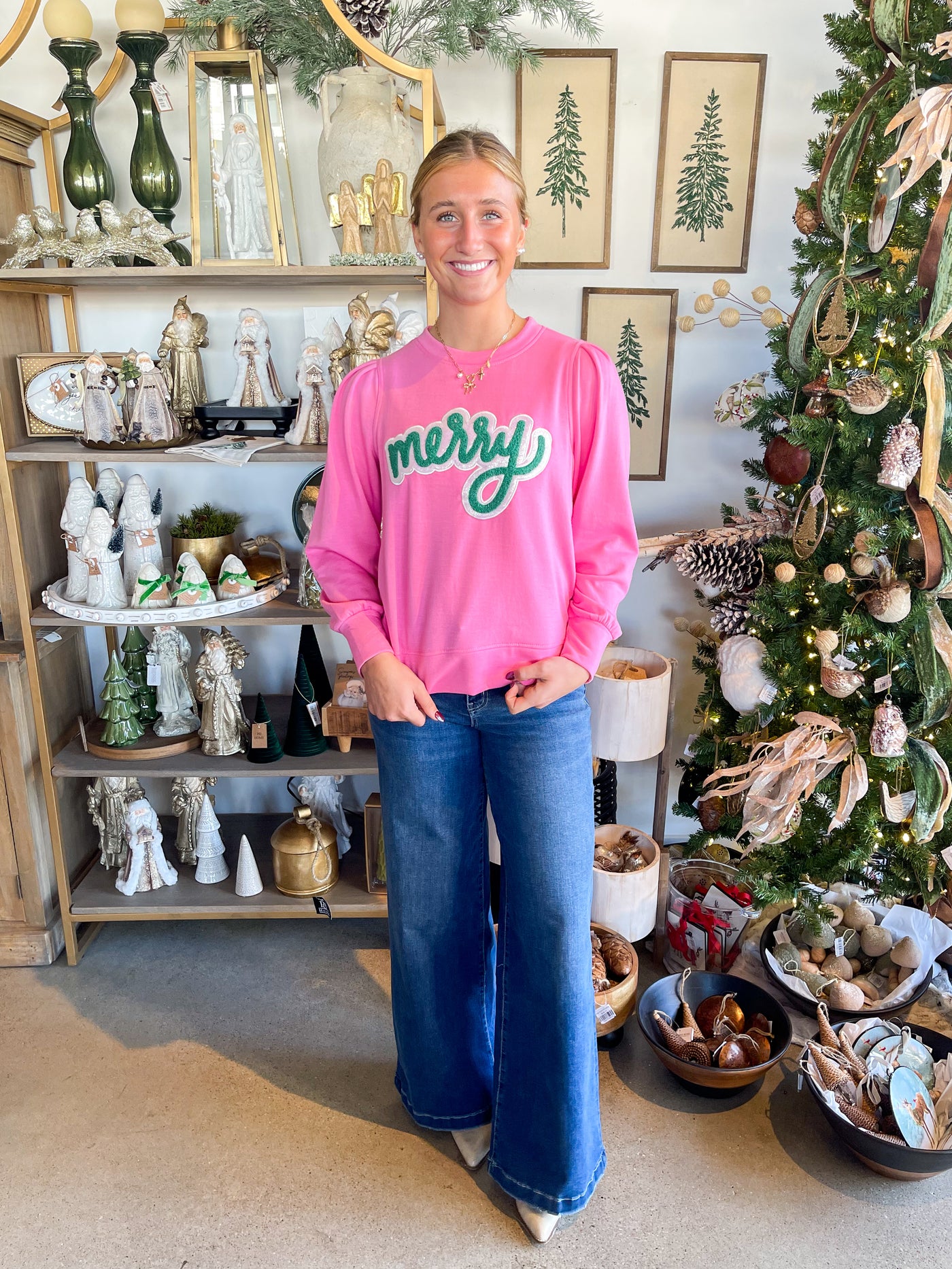 Kelly Merry Pink Sweatshirt