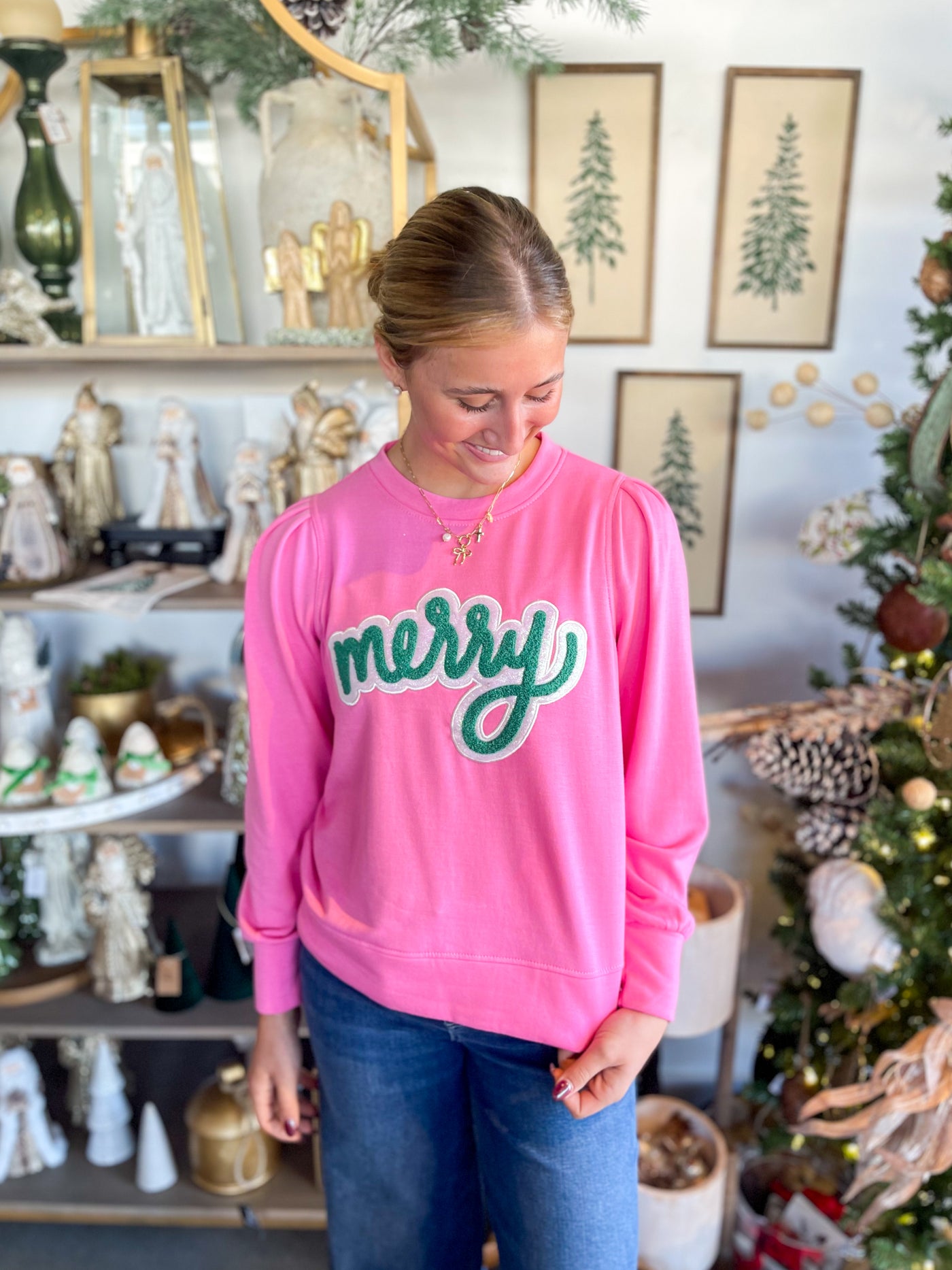 Kelly Merry Pink Sweatshirt