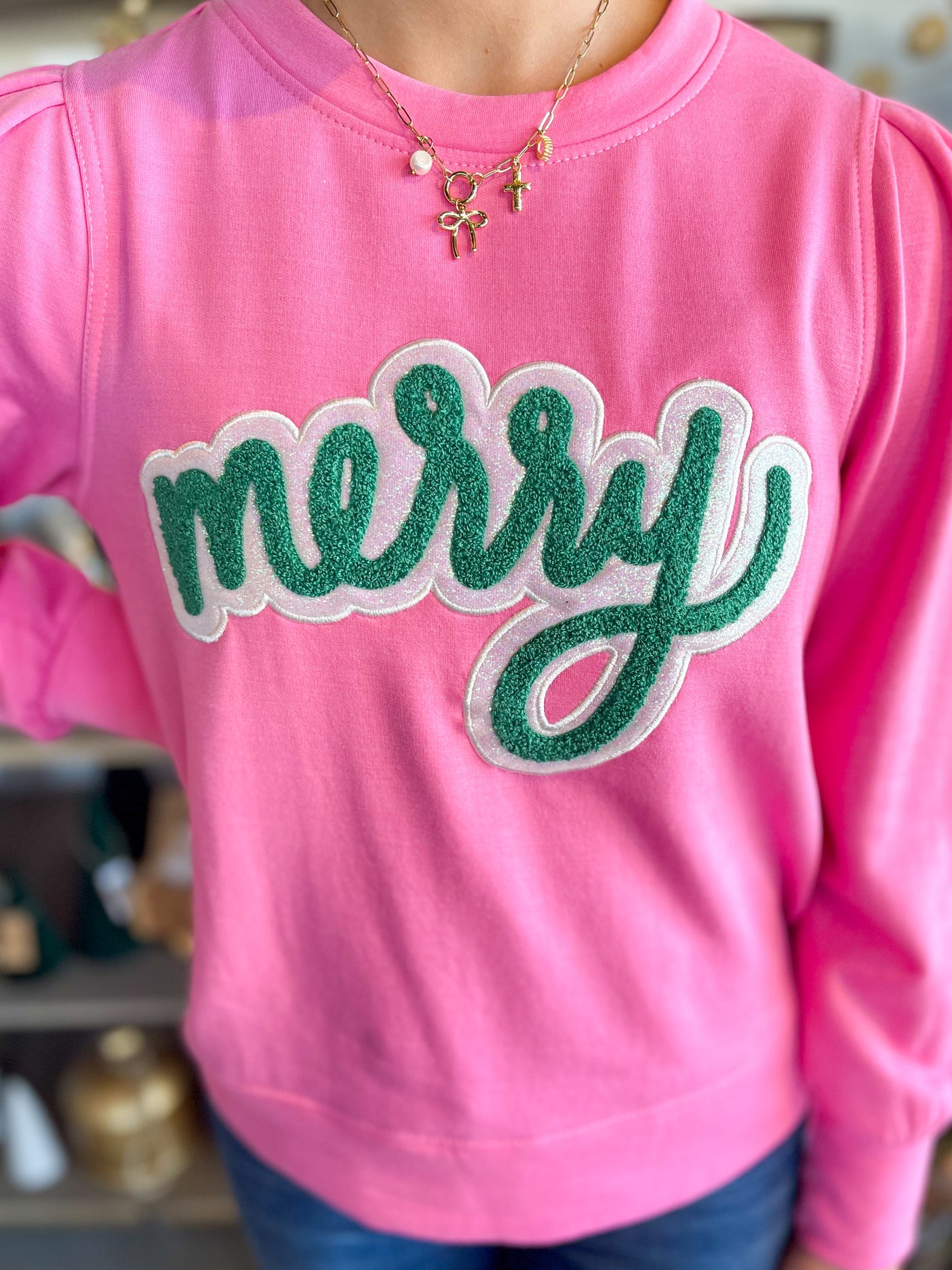 Kelly Merry Pink Sweatshirt